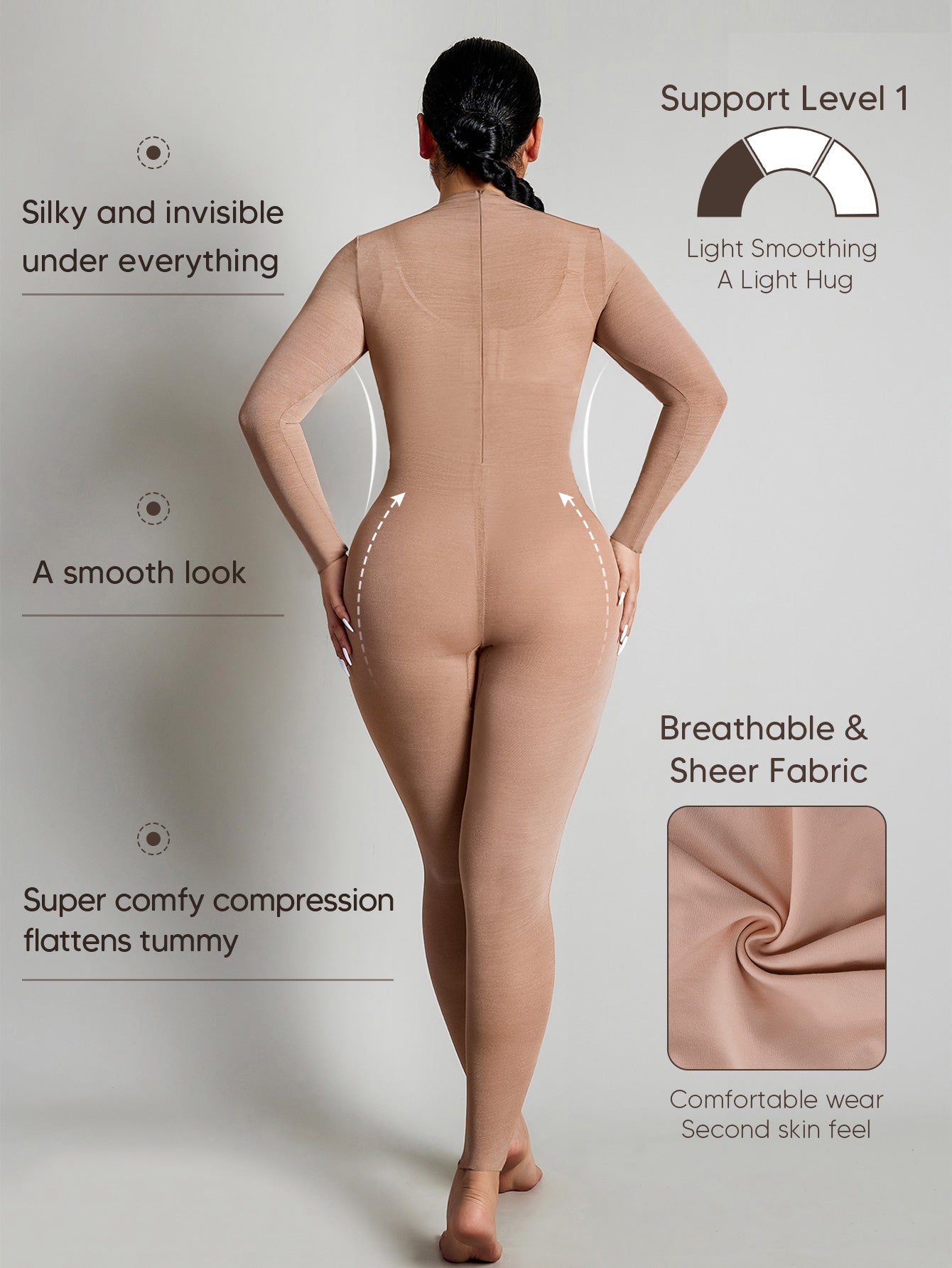 Sexy Sheer See Through Mesh Zippered Jumpsuit For Women Bodycon Outfits