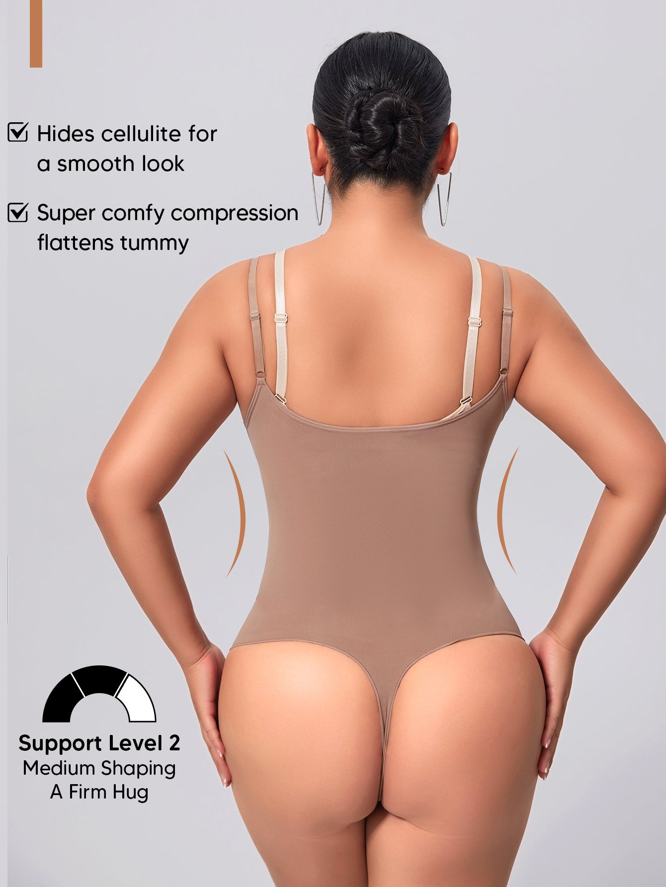 Thong Shapewear Bodysuit for Women Open Bust Sculpting Lifting Body Shaper