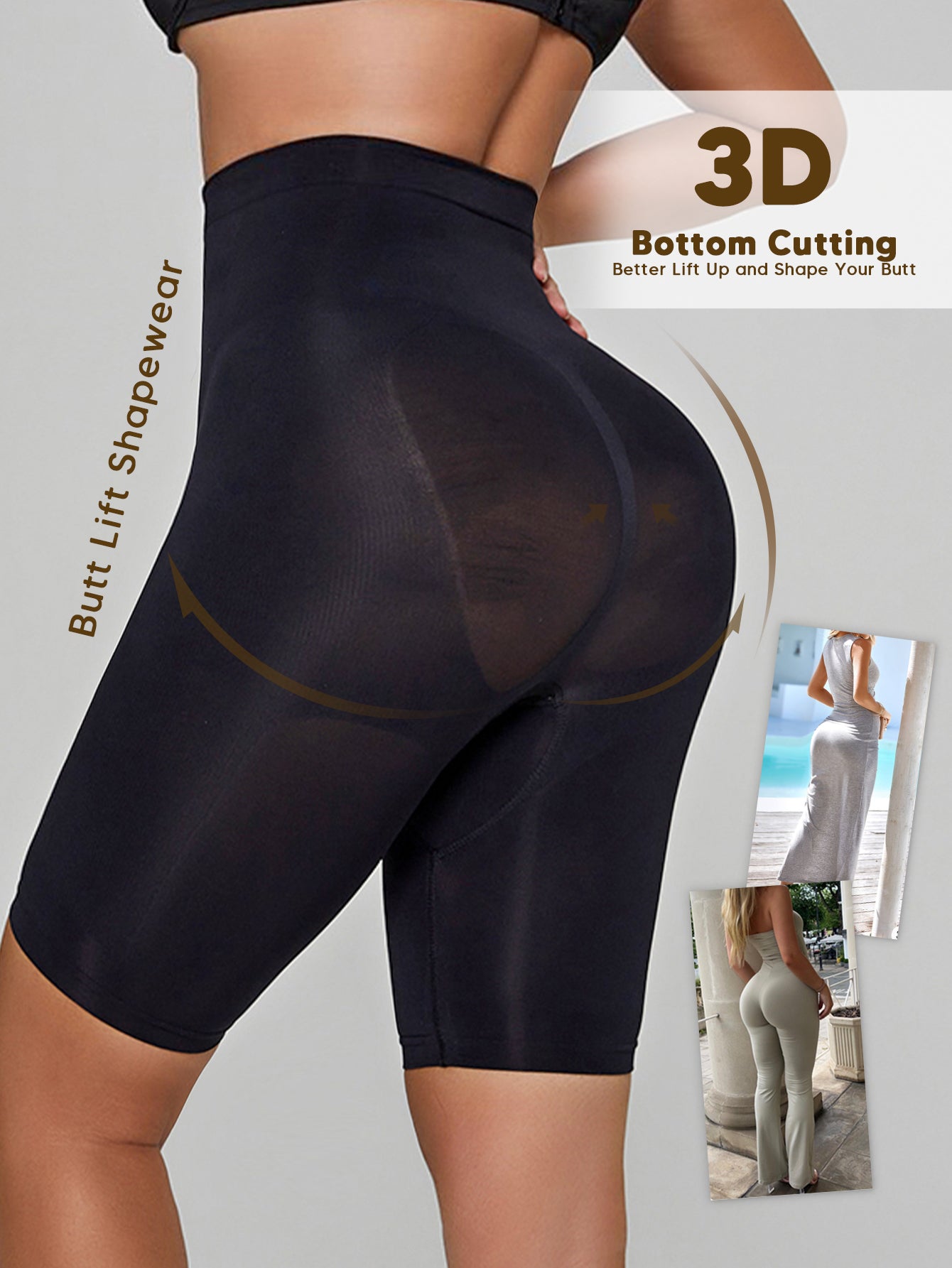 Flexible Fit Firm Control Shaping Shorts Thigh Slimming Shapewear