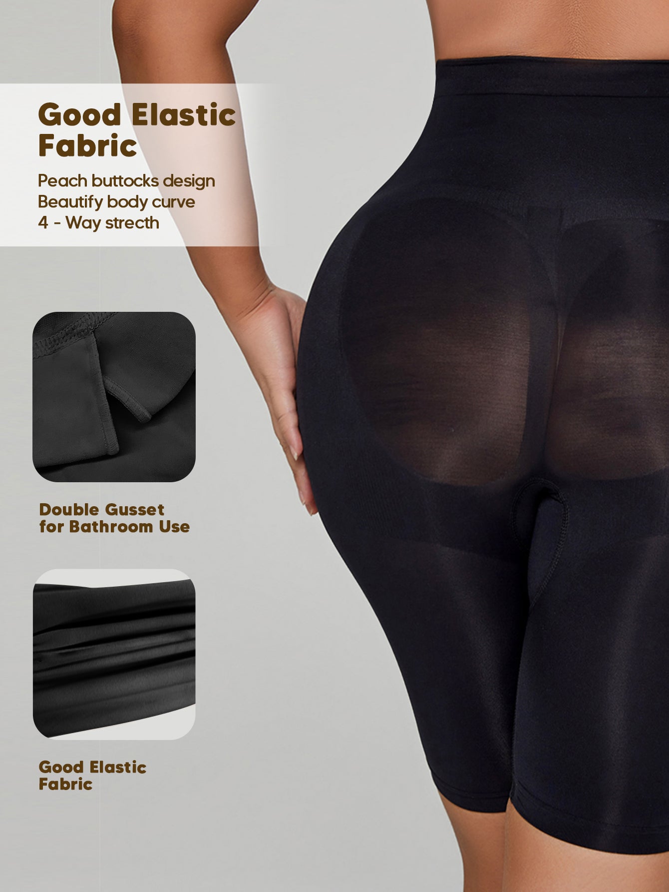 Flexible Fit Firm Control Shaping Shorts Thigh Slimming Shapewear
