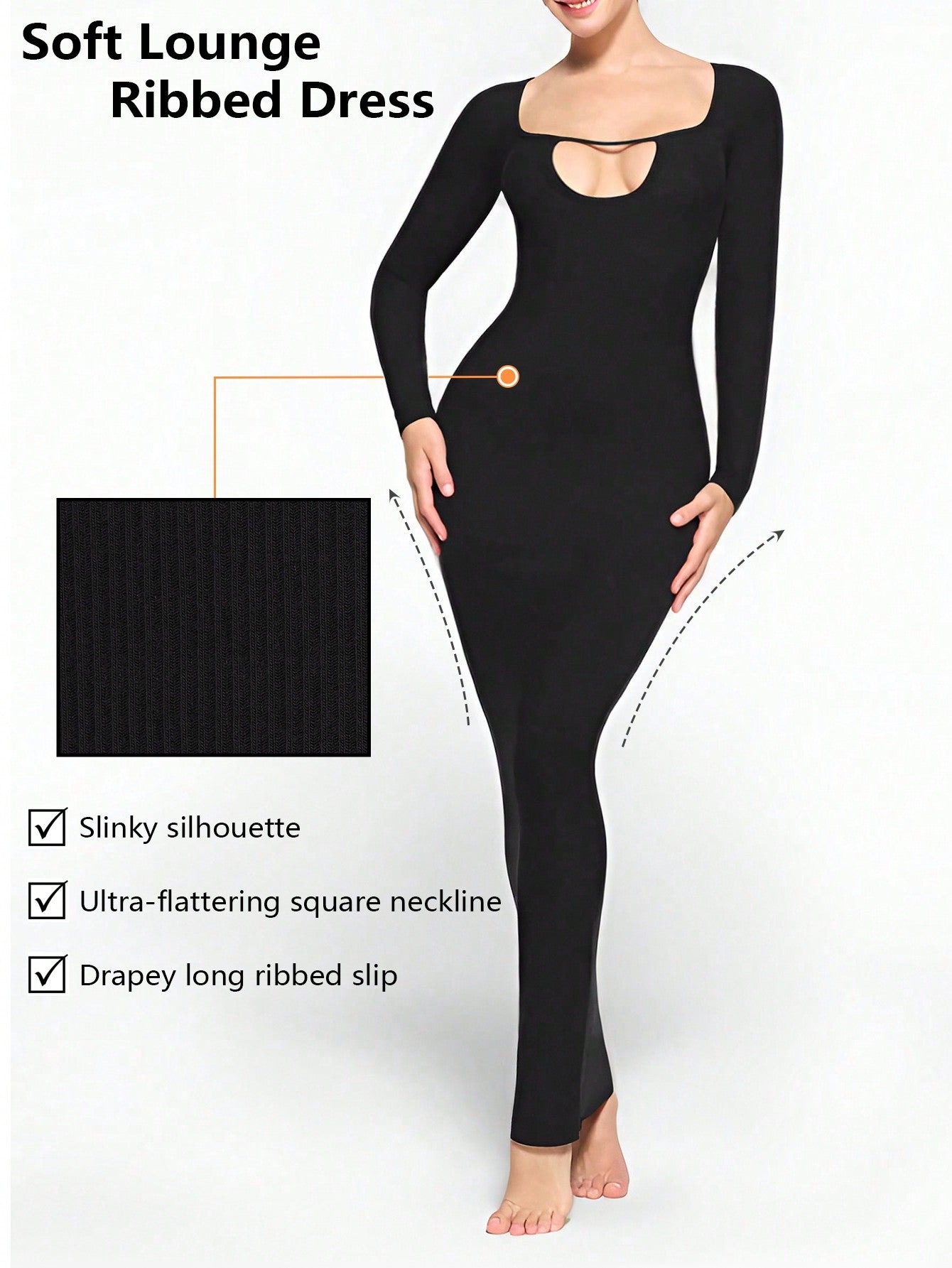 Elegant Sexy Lounge Bodycon Fitted Maxi Evening Party Long Dress