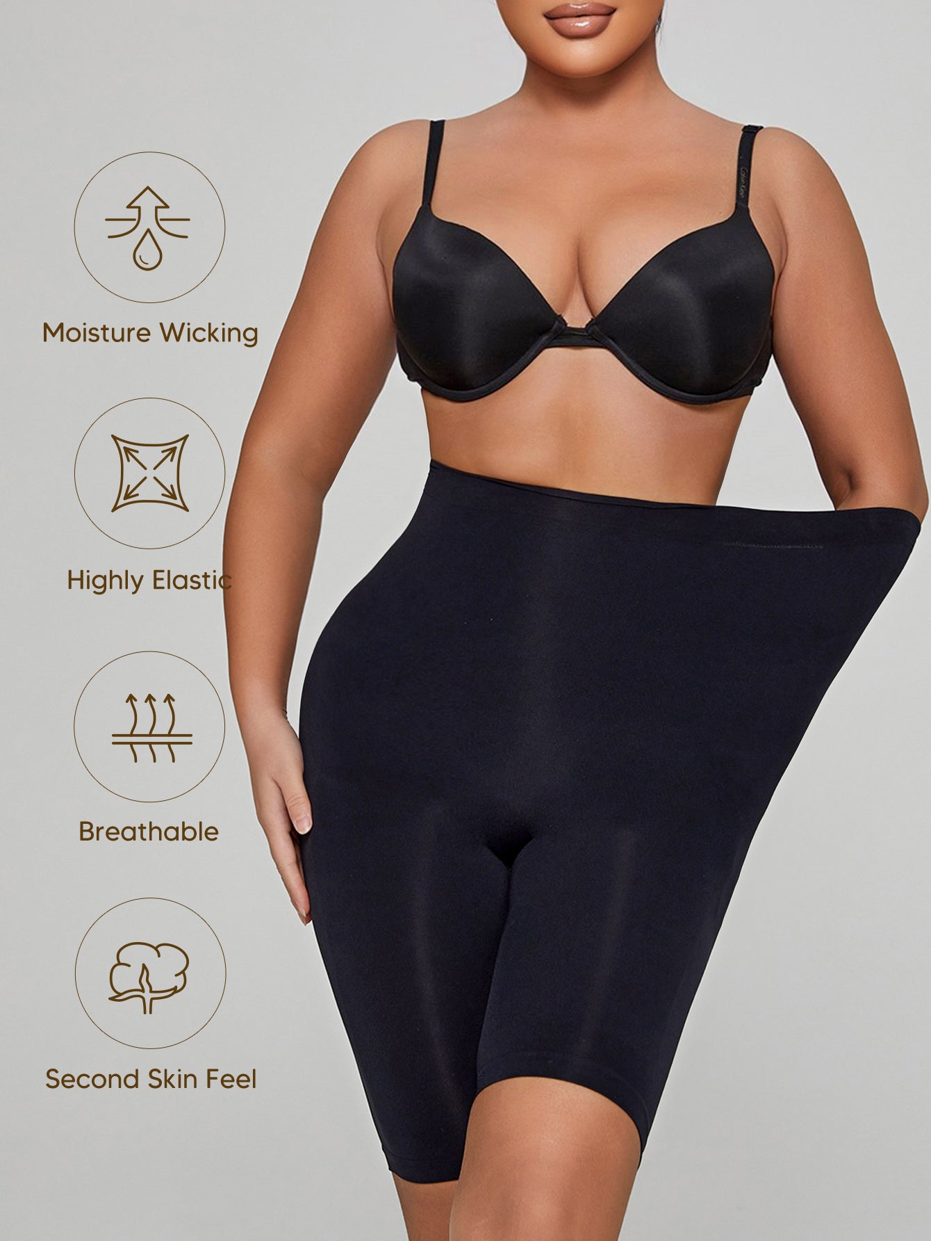 Flexible Fit Firm Control Shaping Shorts Thigh Slimming Shapewear