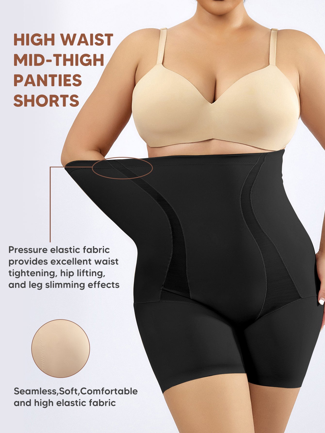 Shaping Shorts Panties for Women Slip Shorts Under Dress Shapewear Girdles