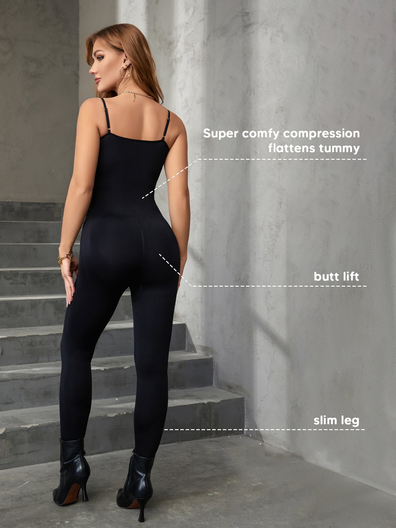 Sleeveless Spaghetti Strap Bodycon Ribbed One Piece Jumpsuits Rompers