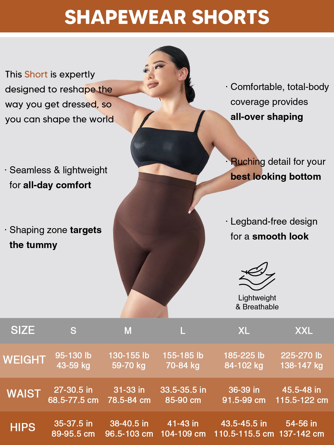 High Waisted Body Shaper Shorts Shapewear for Women Girdle Tummy Slimmer
