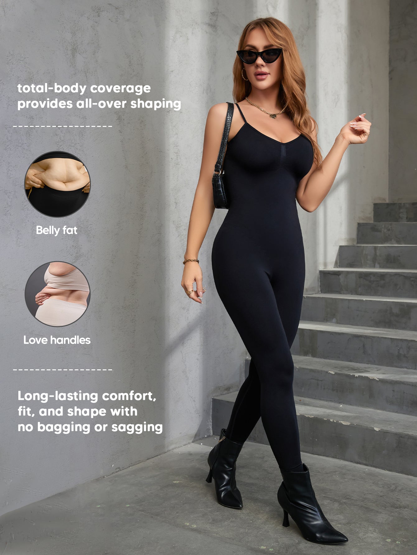 Sleeveless Spaghetti Strap Bodycon Ribbed One Piece Jumpsuits Rompers