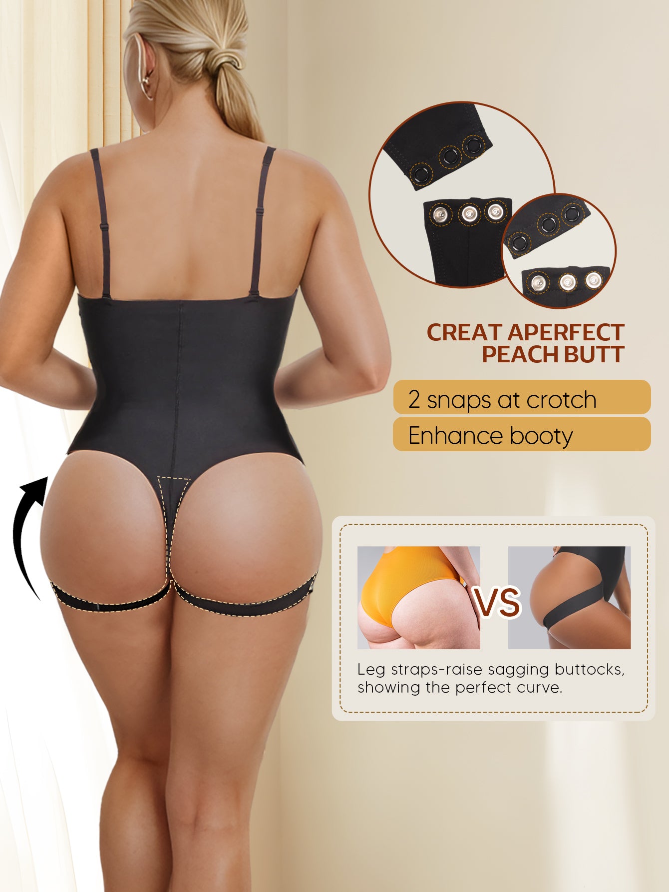 Shapewear Bodysuit Sculpting Tummy Control Butt Lifter Body Shaper for Women