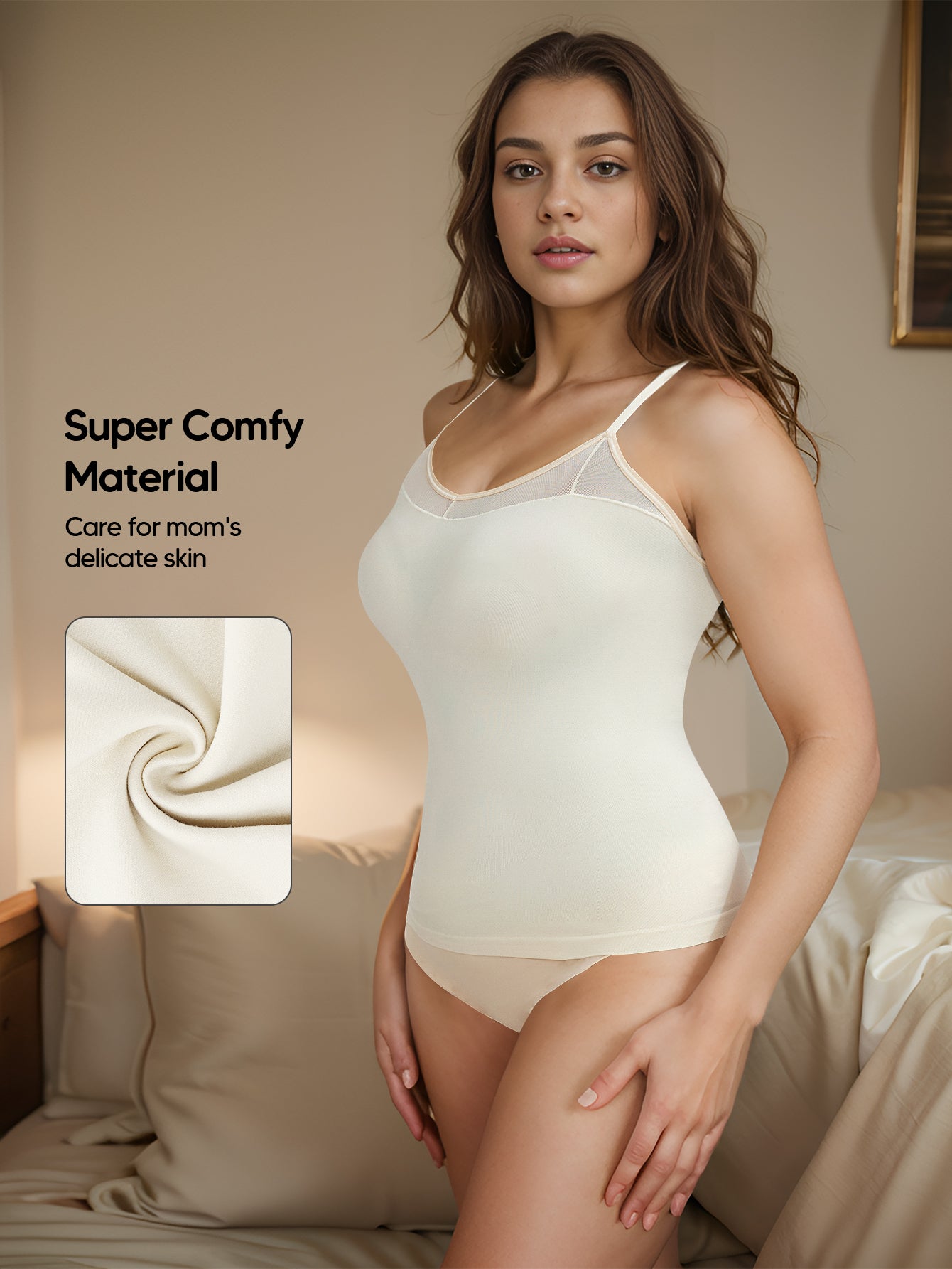 Women's Shaping Camisole Tops  Everyday Layers Seamless Cami Top for Women