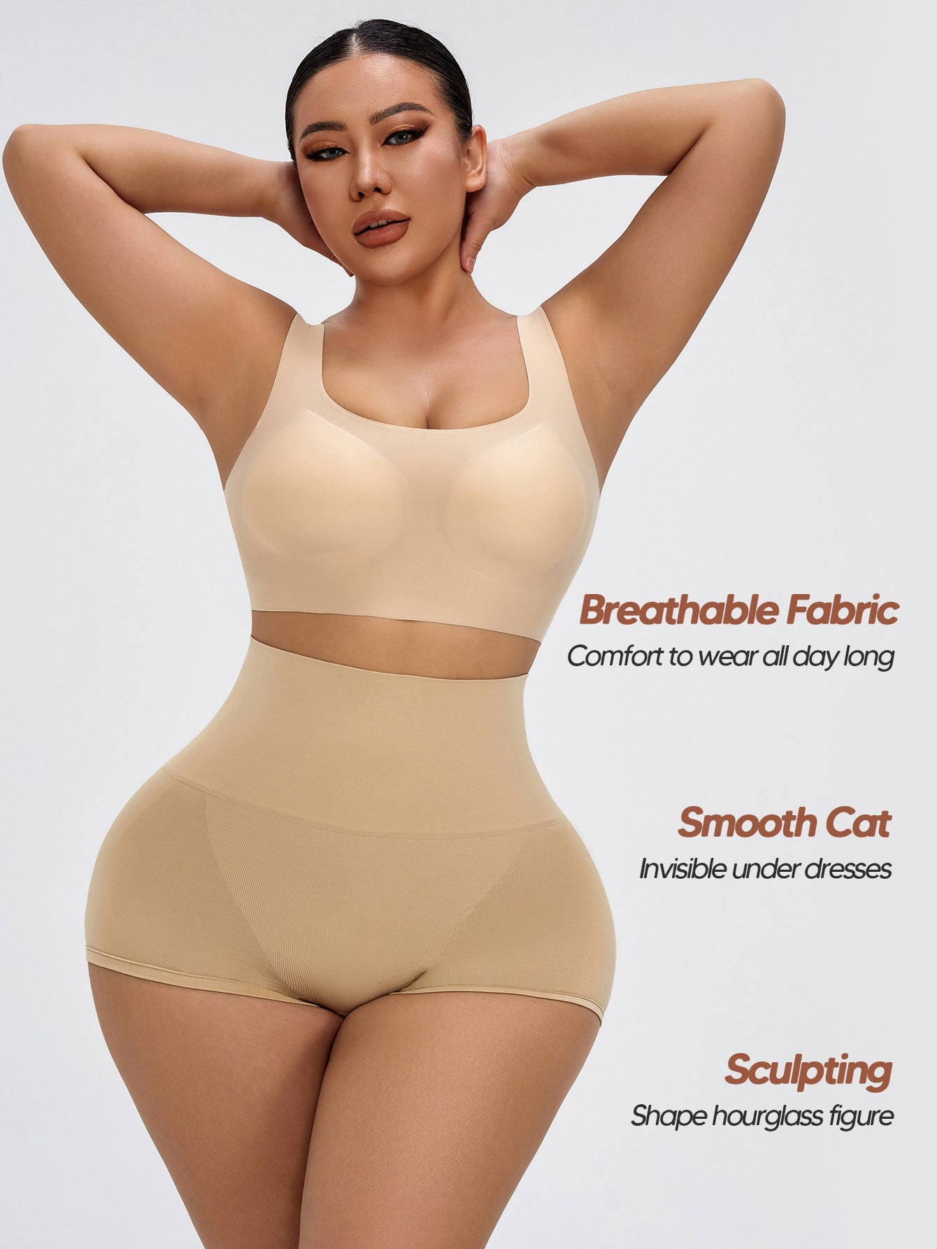 Womens Underwear Tummy Control Underwear Butt Lifting Shorts Shaping Briefs