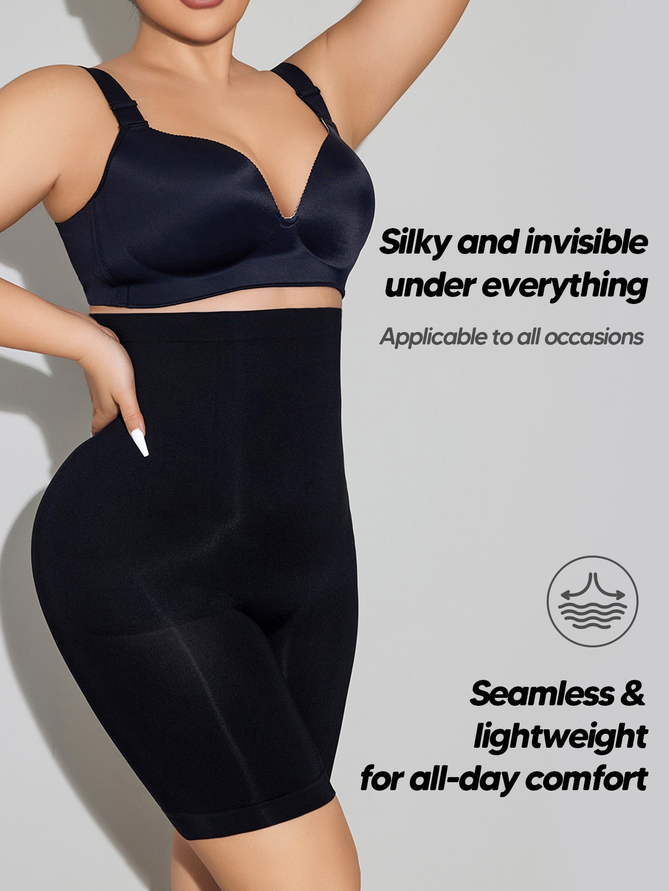Seamless Shaping Boyshorts Panties for Women Comfy Under Dress Shapewear Shorts