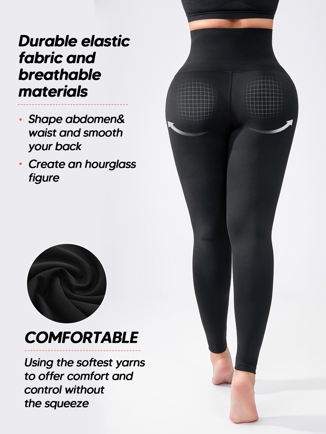 Women Compression Corset Waist Trainer Pants Body Shaper High Waisted Leggings