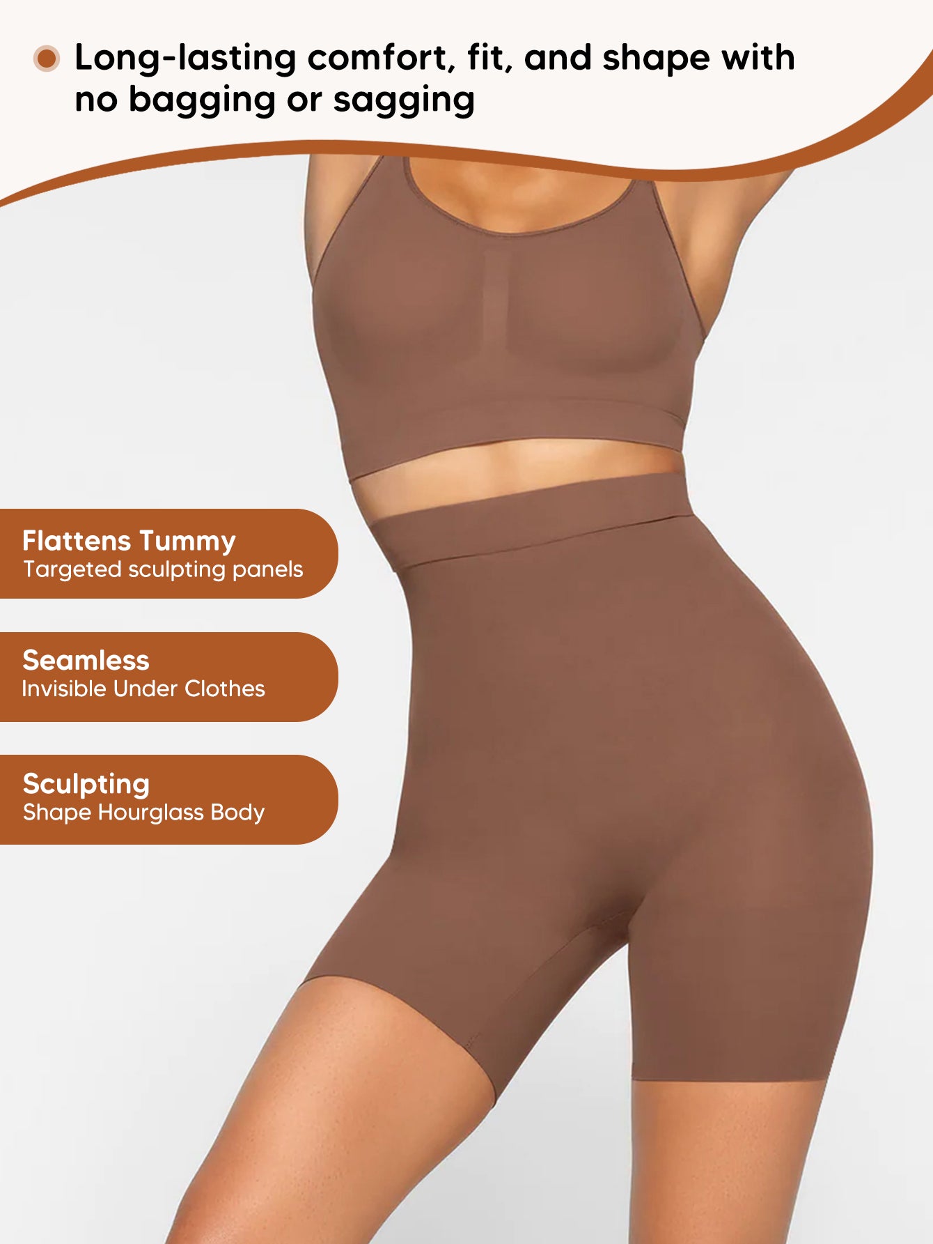 High Waisted Body Shaper Shorts Shapewear for Women Girdle Tummy Slimmer