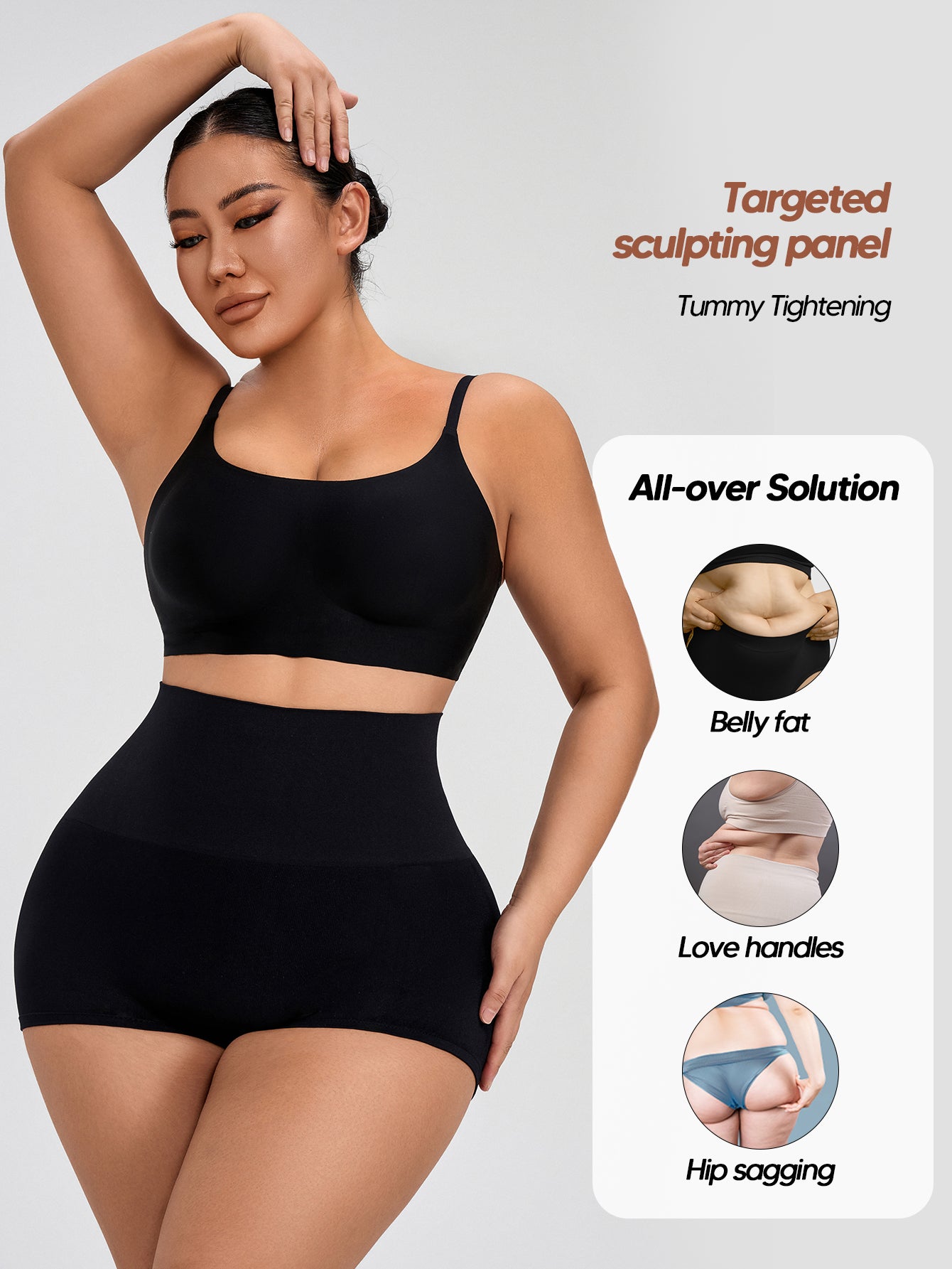 Womens Underwear Tummy Control Underwear Butt Lifting Shorts Shaping Briefs