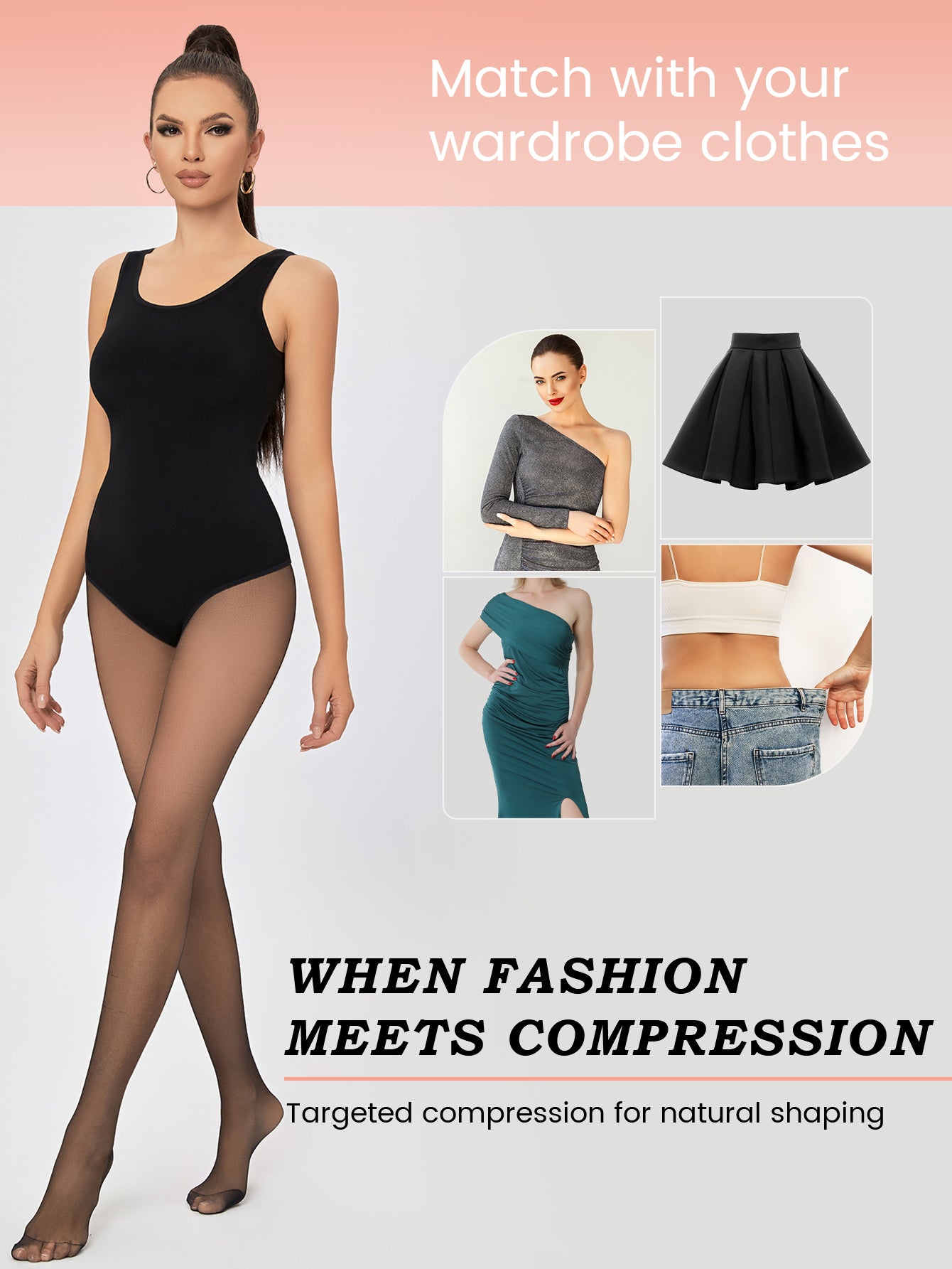 Basic Bodysuits for Women Seamless Body Shaper Sleeveless Tank Top Bodysuit
