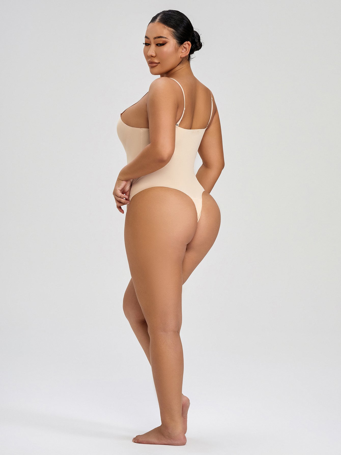 Tummy Control Faja for Women Seamless Bodysuit Sleeveless Thong Cami Leotard