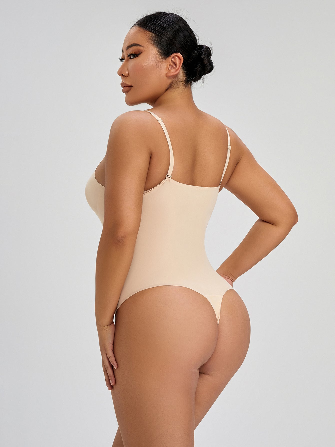 Tummy Control Faja for Women Seamless Bodysuit Sleeveless Thong Cami Leotard